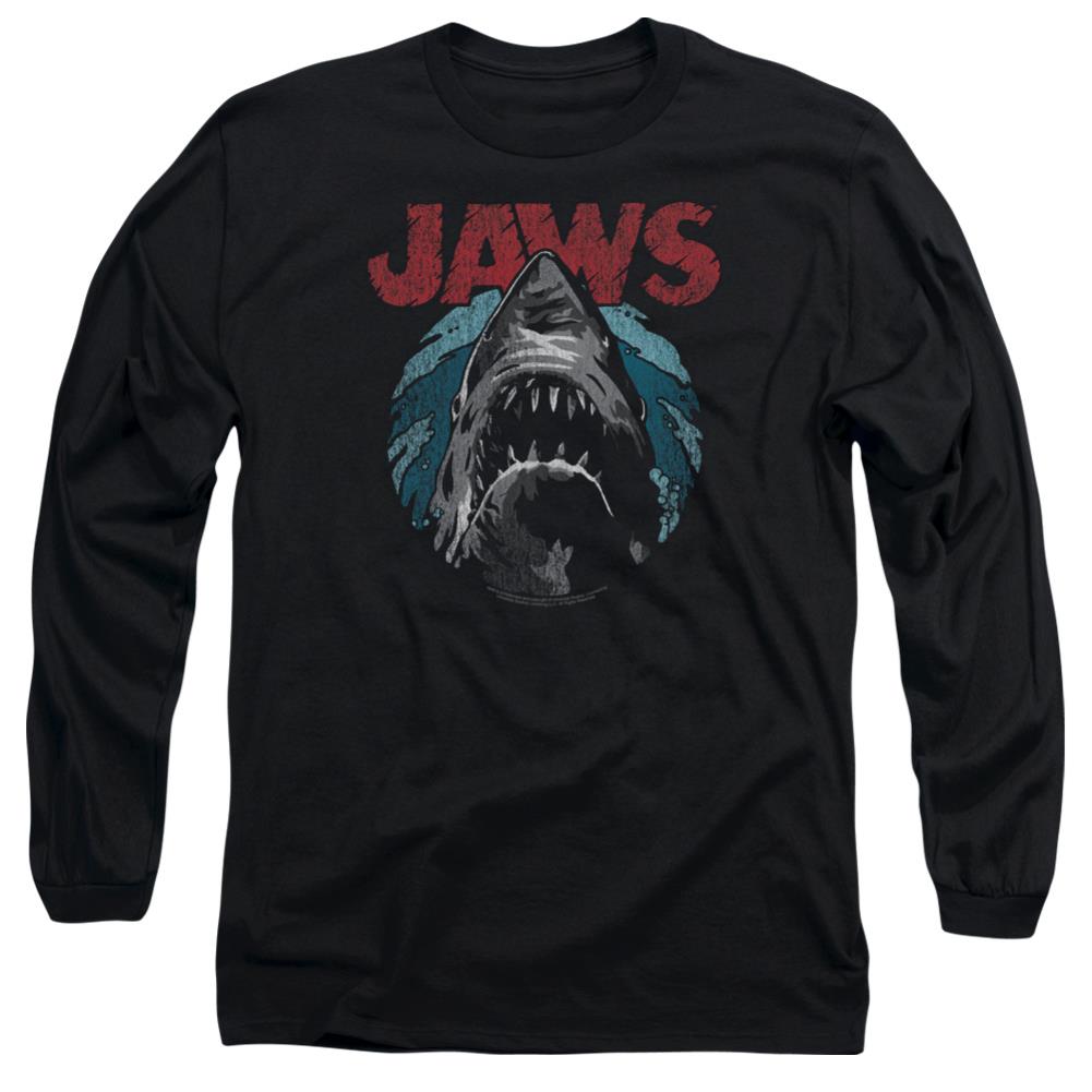 Jaws Water Circle Men's 18/1 Cotton Long-Sleeve T-Shirt