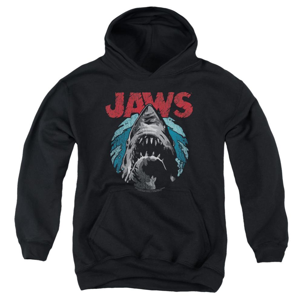 Jaws Water Circle Youth Cotton Poly Pull-Over Hoodie