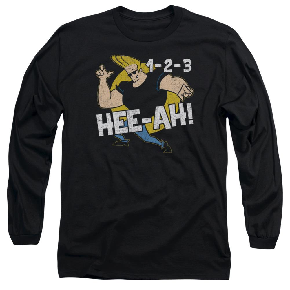 Johnny Bravo 123 Men's 18/1 Cotton Long-Sleeve T-Shirt