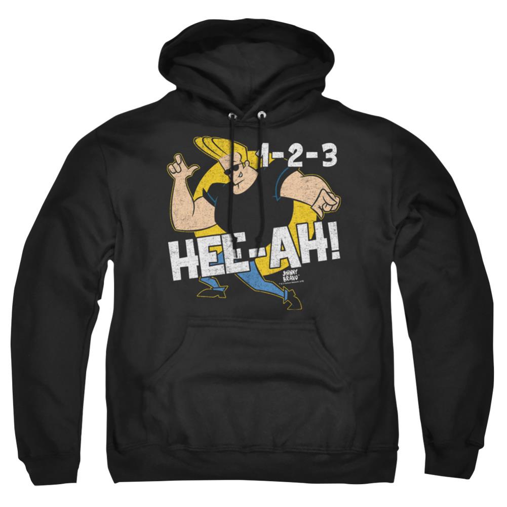 Johnny Bravo 123 Men's Pull-Over 75 25 Poly Hoodie