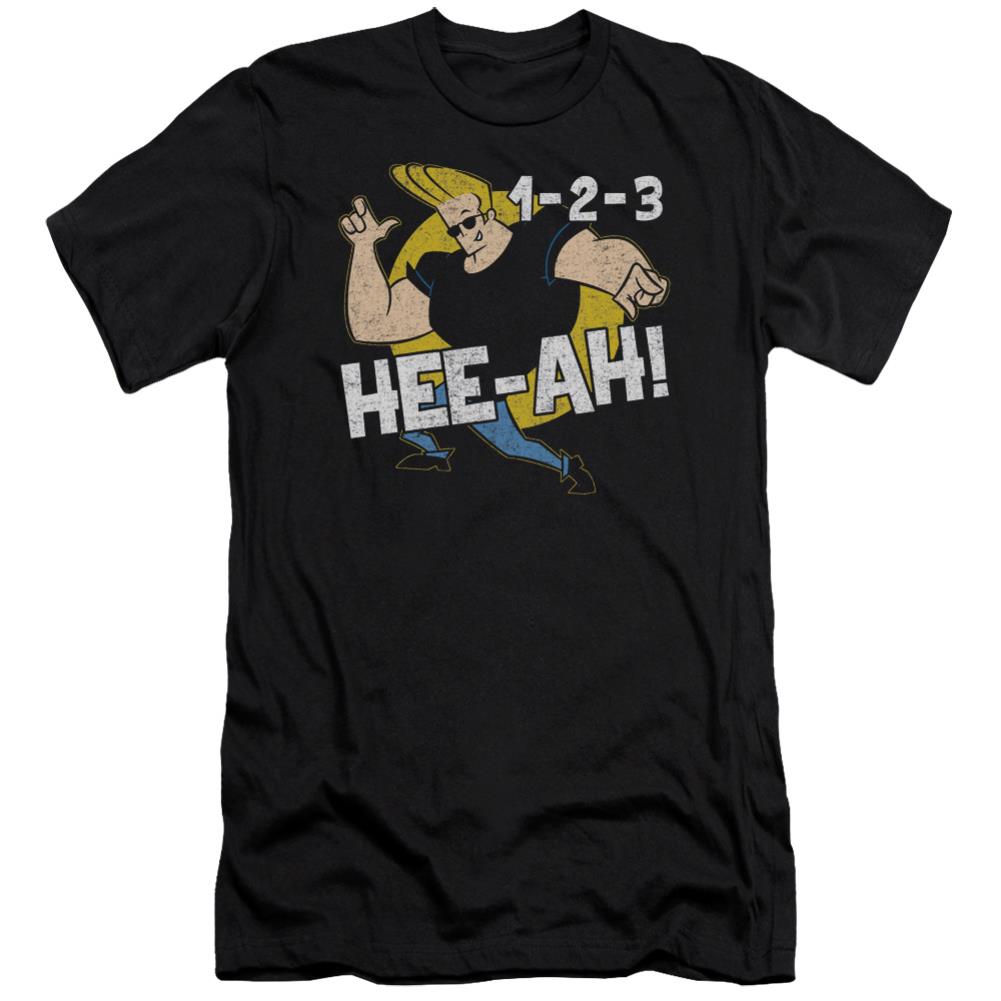 Johnny Bravo 123 Men's Ultra-Soft 30/1 Cotton Slim Short-Sleeve T-Shirt