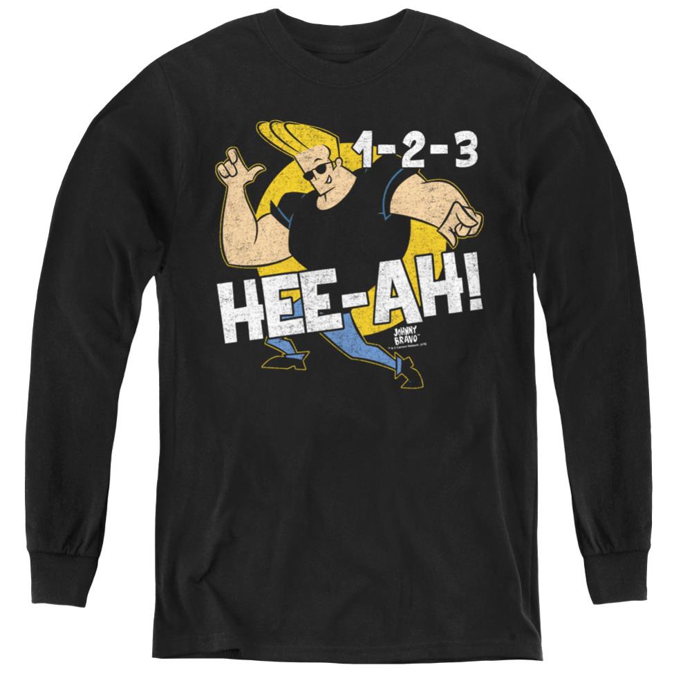 Johnny Bravo 123 Youth Long-Sleeve T-Shirt