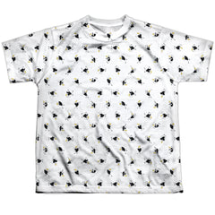 Johnny Bravo Bravo All Over Youth Regular Fit Poly Short-Sleeve T-Shirt