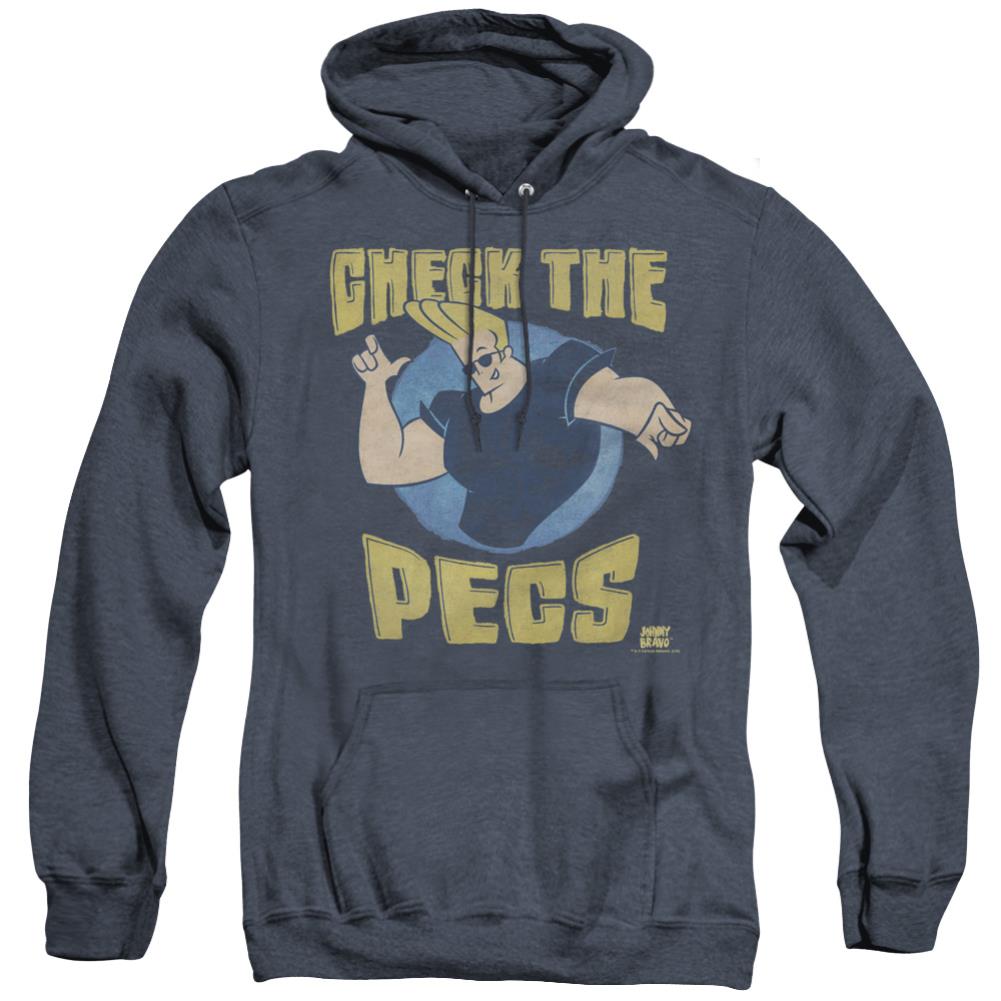 Johnny Bravo Check The Pects Men's Pull-Over Hoodie