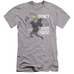 Johnny Bravo Hair Men's Ultra-Soft 30/1 Cotton Slim Short-Sleeve T-Shirt