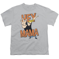 Johnny Bravo Hey Mama Youth 18/1 100% Cotton Short-Sleeve T-Shirt