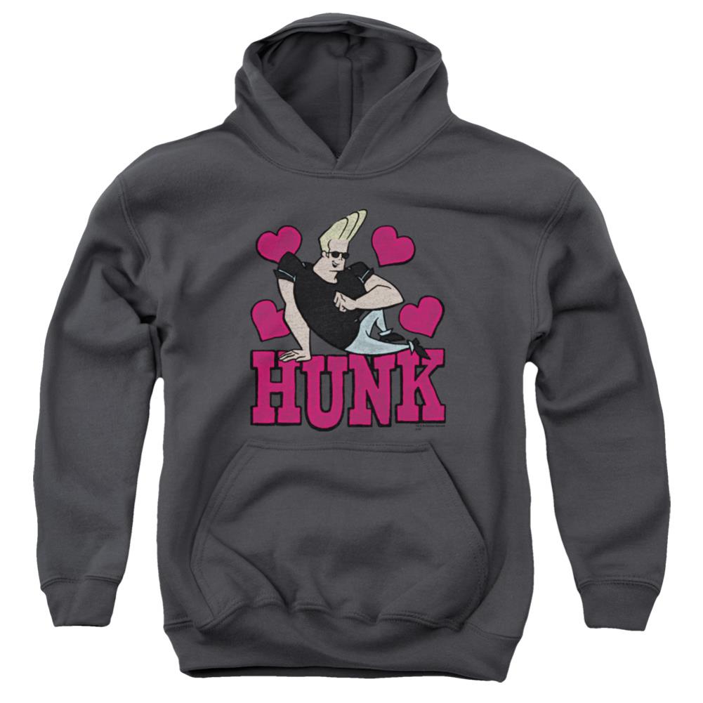 Johnny Bravo Hunk Youth Cotton Poly Pull-Over Hoodie