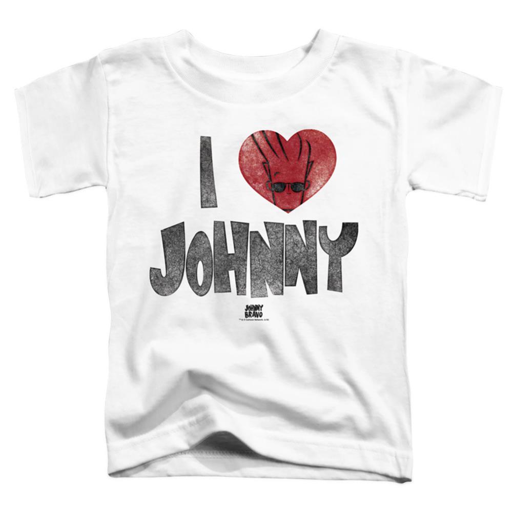 Johnny Bravo I Heart Johnny Toddler 18/1 Cotton Short-Sleeve T-Shirt