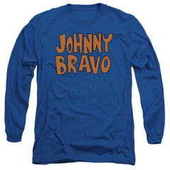 Johnny Bravo JB Logo Men's 18/1 Cotton Long-Sleeve T-Shirt
