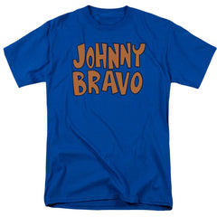 Johnny Bravo JB Logo Men's 18/1 Cotton Short-Sleeve T-Shirt