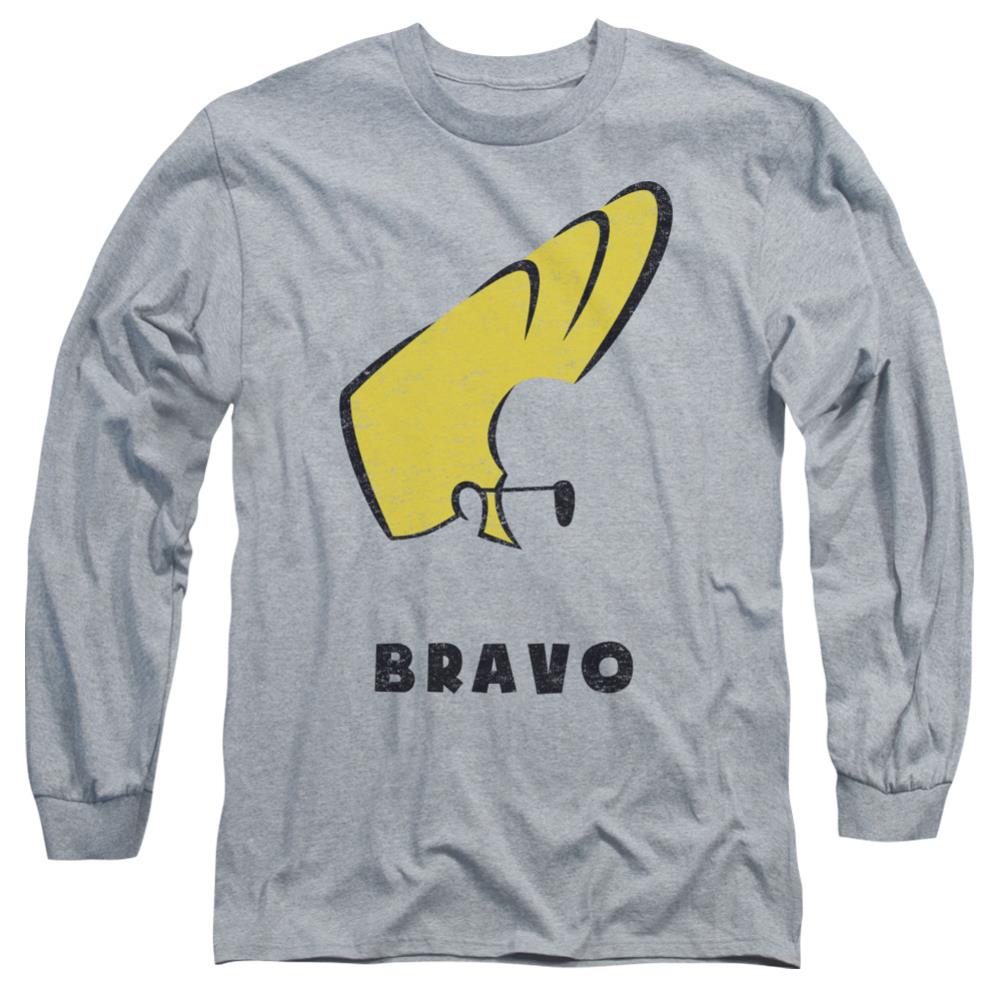 Johnny Bravo Johnny Hair Men's 18/1 Cotton Long-Sleeve T-Shirt