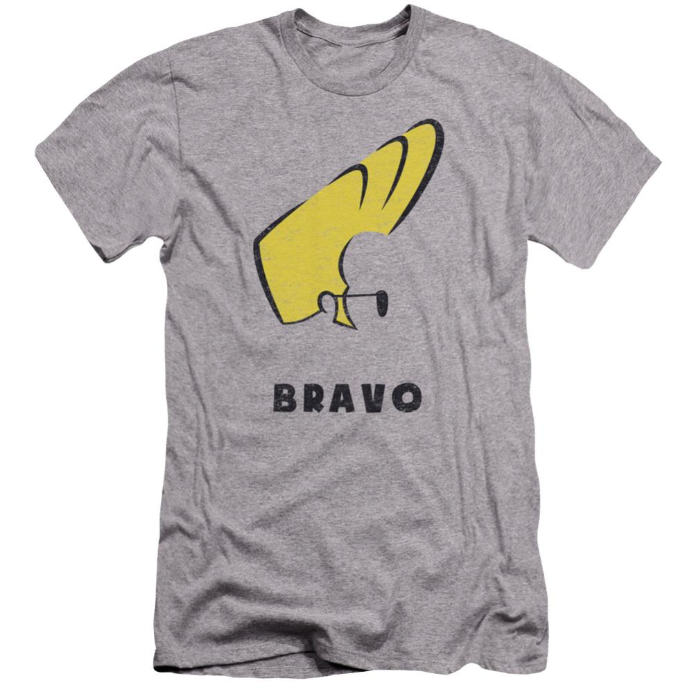 Johnny Bravo Johnny Hair Men's Ultra-Soft 30/1 Cotton Slim Short-Sleeve T-Shirt