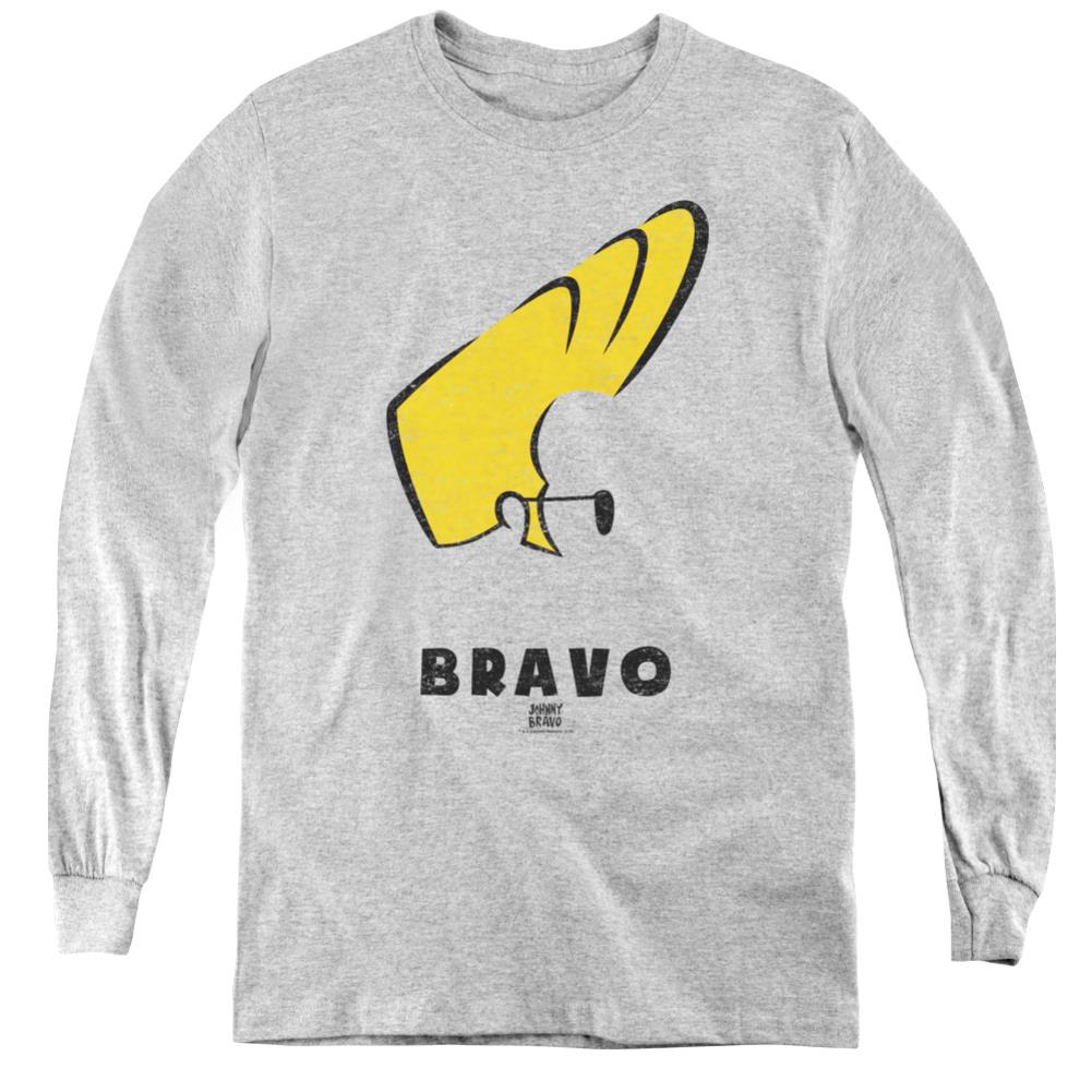 Johnny Bravo Johnny Hair Youth Long-Sleeve T-Shirt