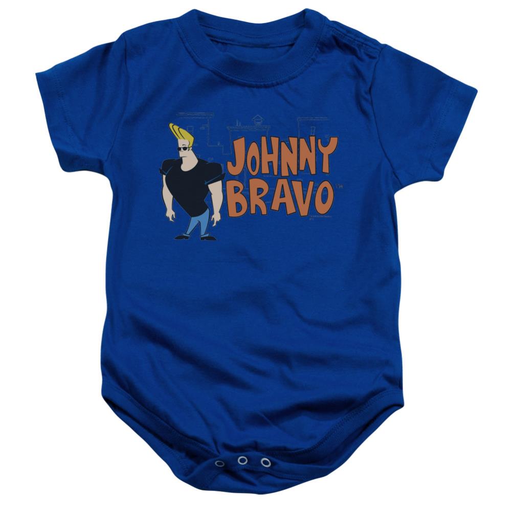 Johnny Bravo Johnny Logo Infant's Cotton SS Snapsuit