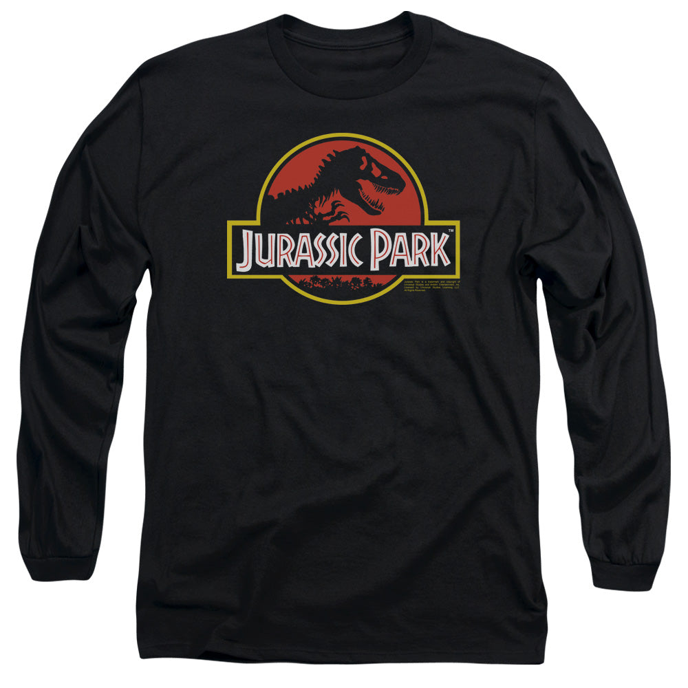 Jurassic Park Classic Logo Men's 18/1 Cotton Long-Sleeve T-Shirt