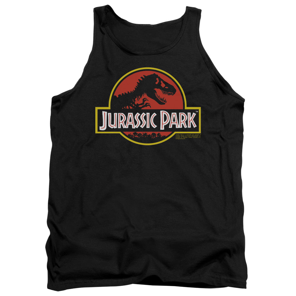 Jurassic Park Classic Logo Men's 18/1 Cotton Tank Top
