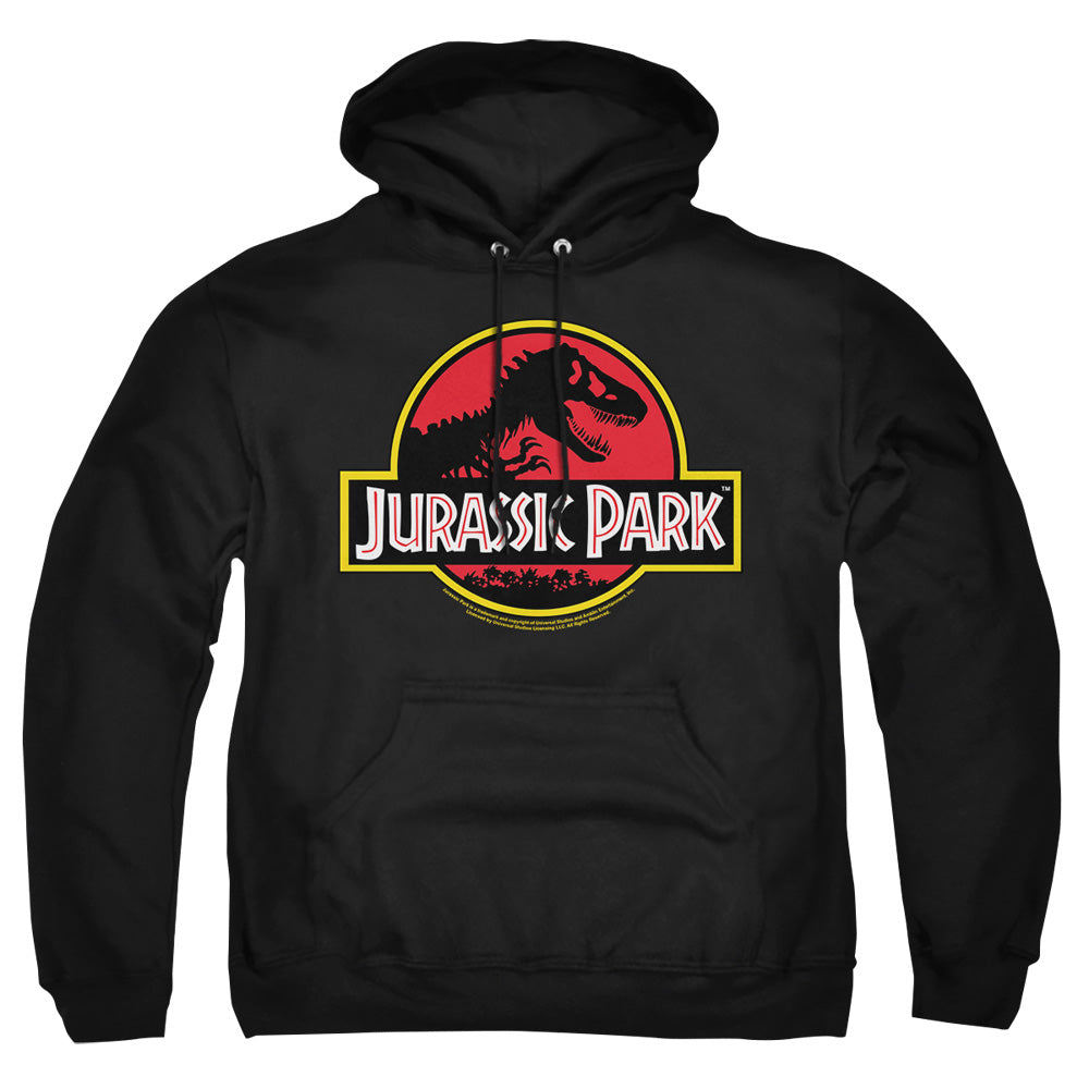 Jurassic Park Classic Logo Men's Pull-Over 75 25 Poly Hoodie