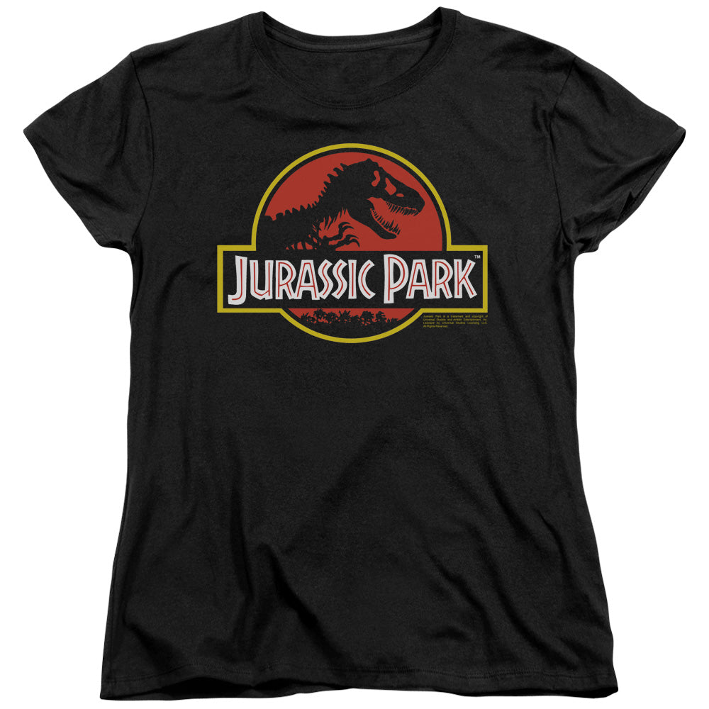 Jurassic Park Classic Logo Women's 18/1 Cotton Short-Sleeve T-Shirt