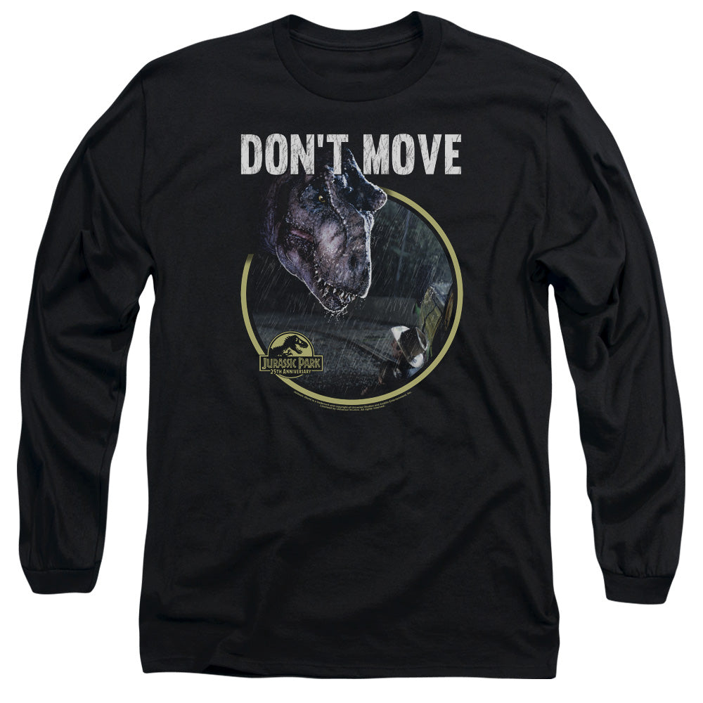 Jurassic Park Don't Move Men's 18/1 Cotton Long-Sleeve T-Shirt