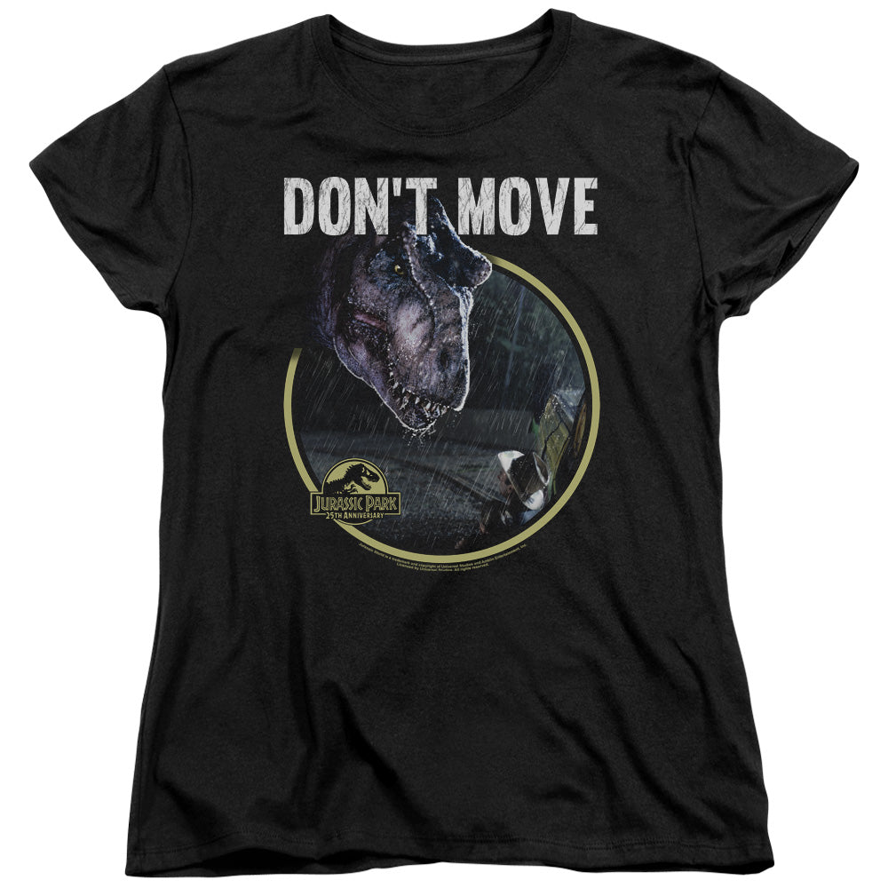 Jurassic Park Don't Move Women's 18/1 Cotton Short-Sleeve T-Shirt