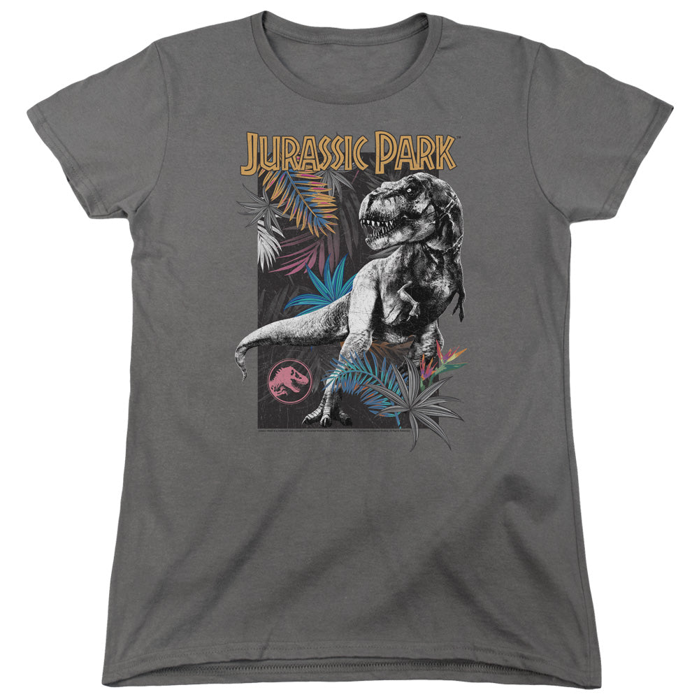 Jurassic Park Foliage Women's 18/1 Cotton Short-Sleeve T-Shirt