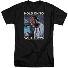 Jurassic Park Hold Onto Men's 18/1 Tall Cotton Short-Sleeve T-Shirt