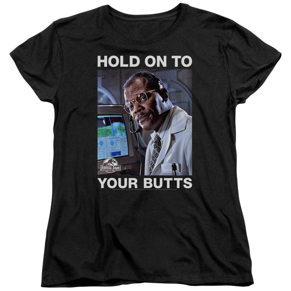 Jurassic Park Hold Onto Women's 18/1 Cotton Short-Sleeve T-Shirt