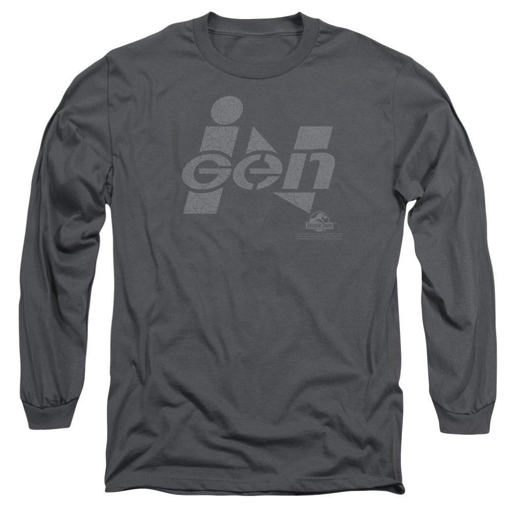 Jurassic Park Ingen Logo Men's 18/1 Cotton Long-Sleeve T-Shirt