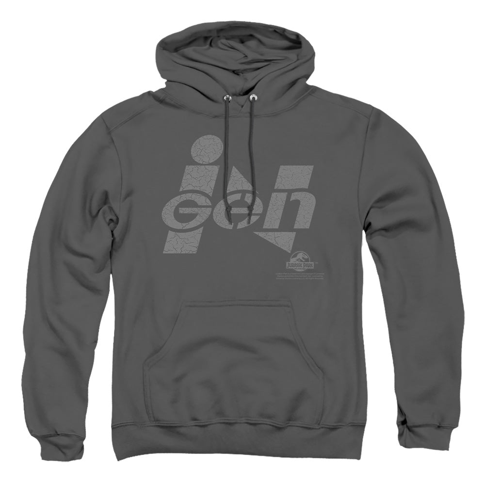 Jurassic Park Ingen Logo Men's Pull-Over 75 25 Poly Hoodie