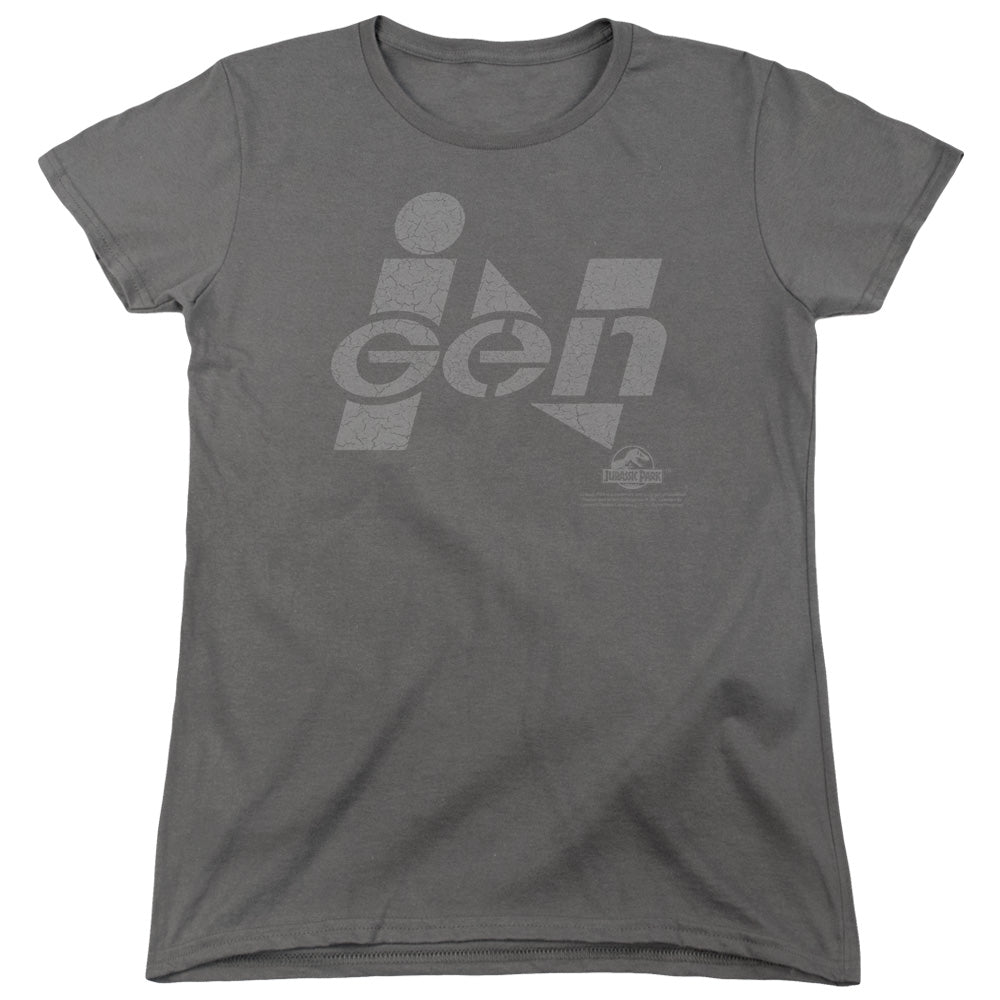 Jurassic Park Ingen Logo Women's 18/1 Cotton Short-Sleeve T-Shirt