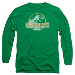 Jurassic Park JP Orange Men's 18/1 Cotton Long-Sleeve T-Shirt