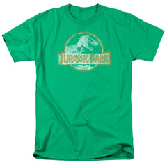 Jurassic Park JP Orange Men's 18/1 Cotton Short-Sleeve T-Shirt