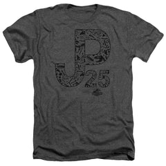 Jurassic Park JP25 Men's 30/1 Heather 60 40 Poly Short-Sleeve T-Shirt