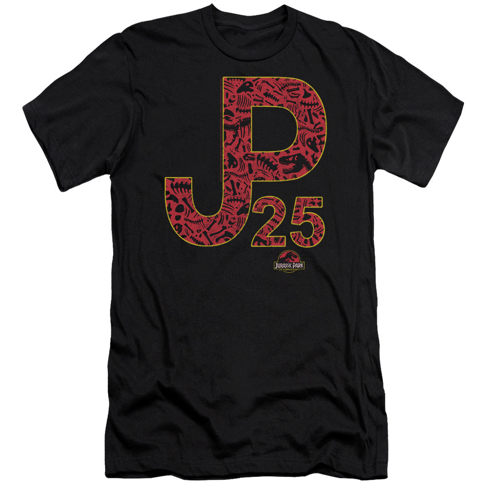 Jurassic Park JP25 Men's Ultra-Soft 30/1 Cotton Slim Short-Sleeve T-Shirt