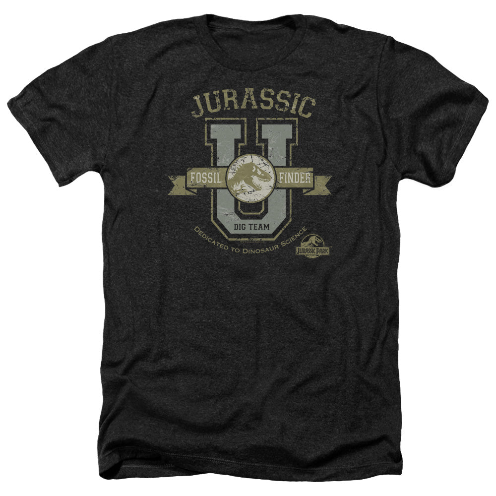 Jurassic Park Jurassic U Men's 30/1 Heather 60 40 Poly Short-Sleeve T-Shirt