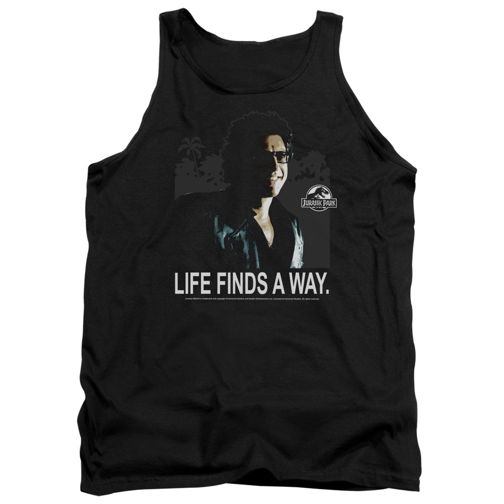 Jurassic Park Life Finds A Way Men's 18/1 Cotton Tank Top