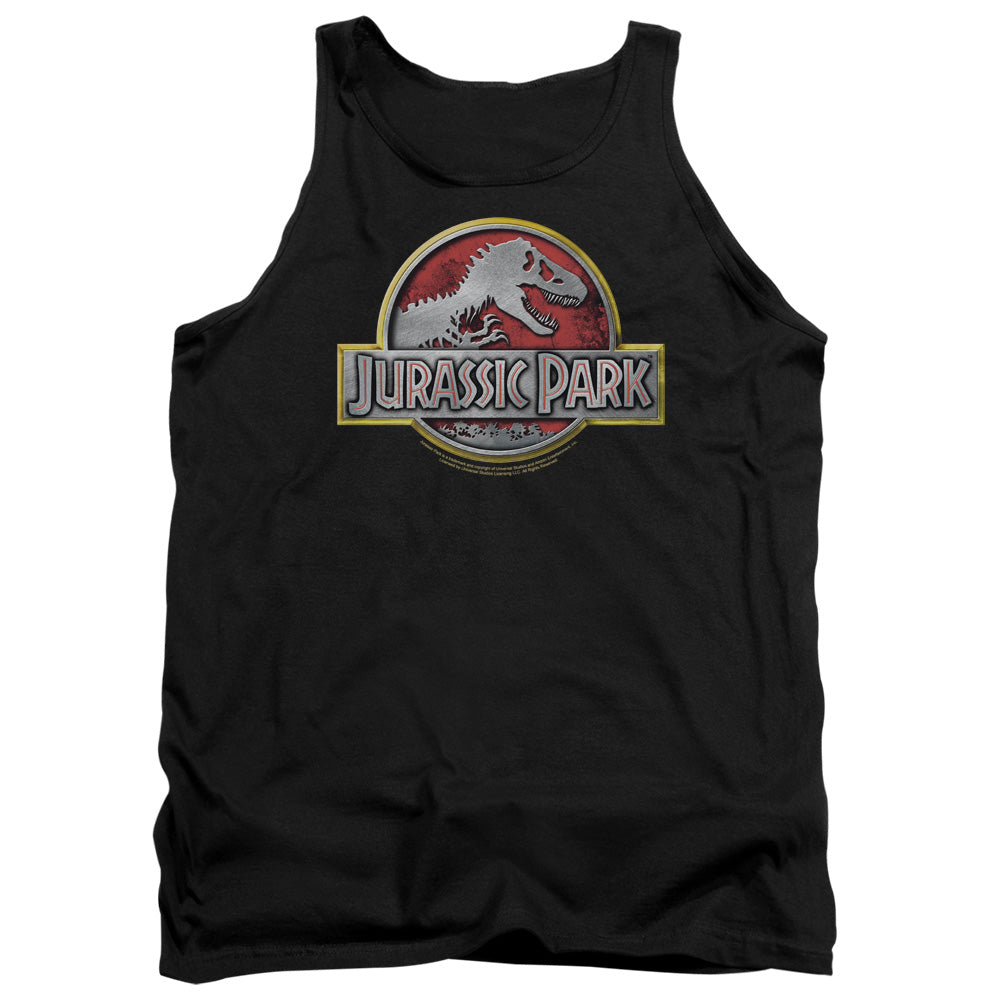 Jurassic Park Logo Men's 18/1 Cotton Tank Top