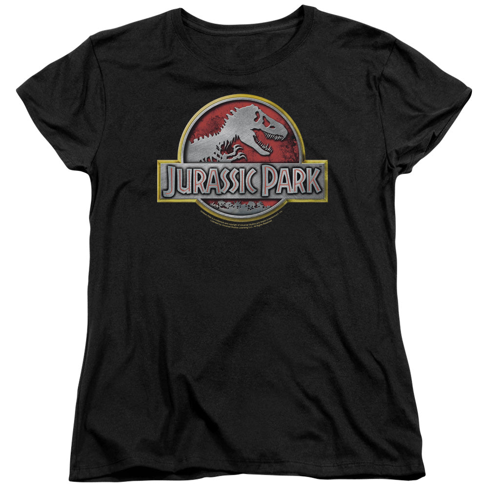 Jurassic Park Logo Women's 18/1 Cotton Short-Sleeve T-Shirt
