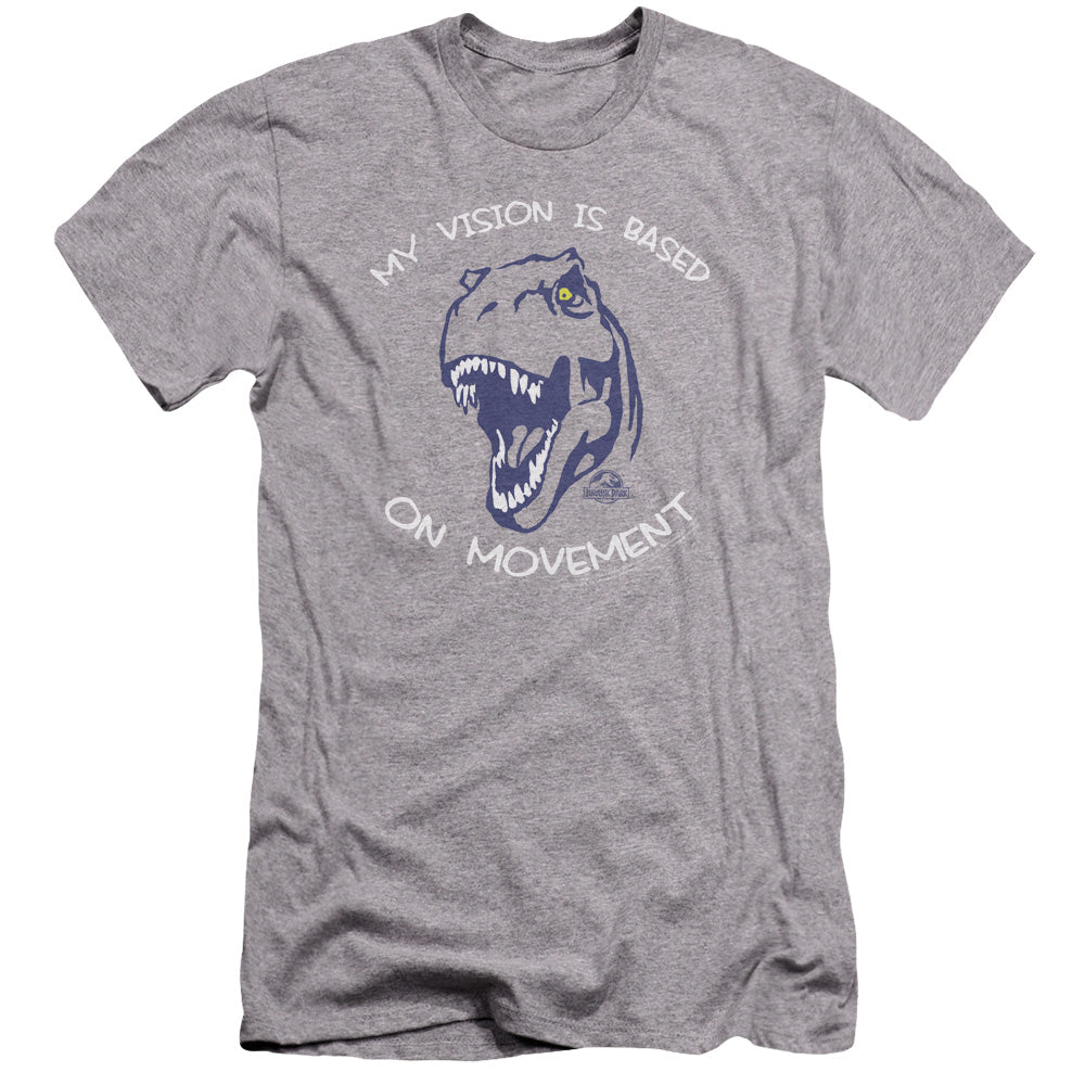 Jurassic Park My Vision Men's Ultra-Soft 30/1 Cotton Slim Short-Sleeve T-Shirt
