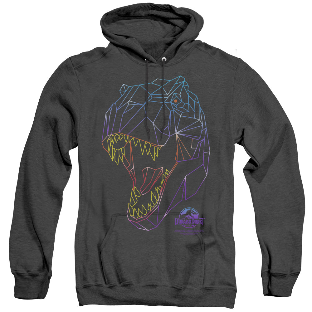 Jurassic Park Neon T-Rex Men's Pull-Over Hoodie