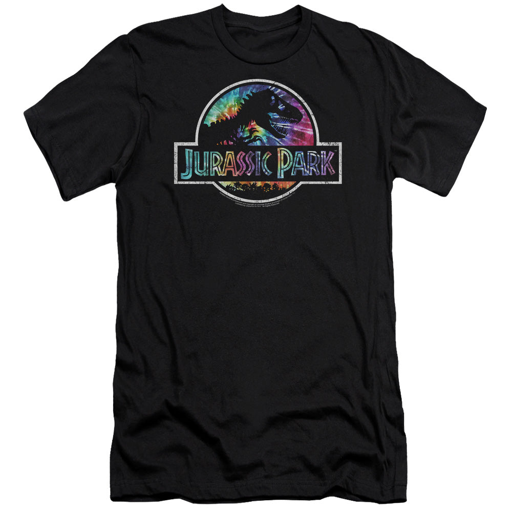 Jurassic Park Prehistoric Groove Men's Ultra-Soft 30/1 Cotton Slim Short-Sleeve T-Shirt