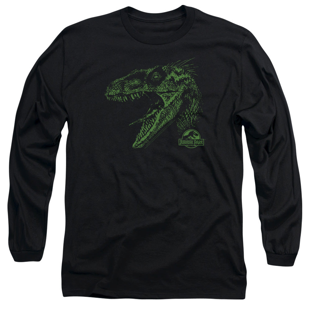 Jurassic Park Raptor Mount Men's 18/1 Cotton Long-Sleeve T-Shirt