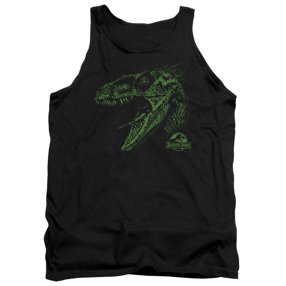 Jurassic Park Raptor Mount Men's 18/1 Cotton Tank Top