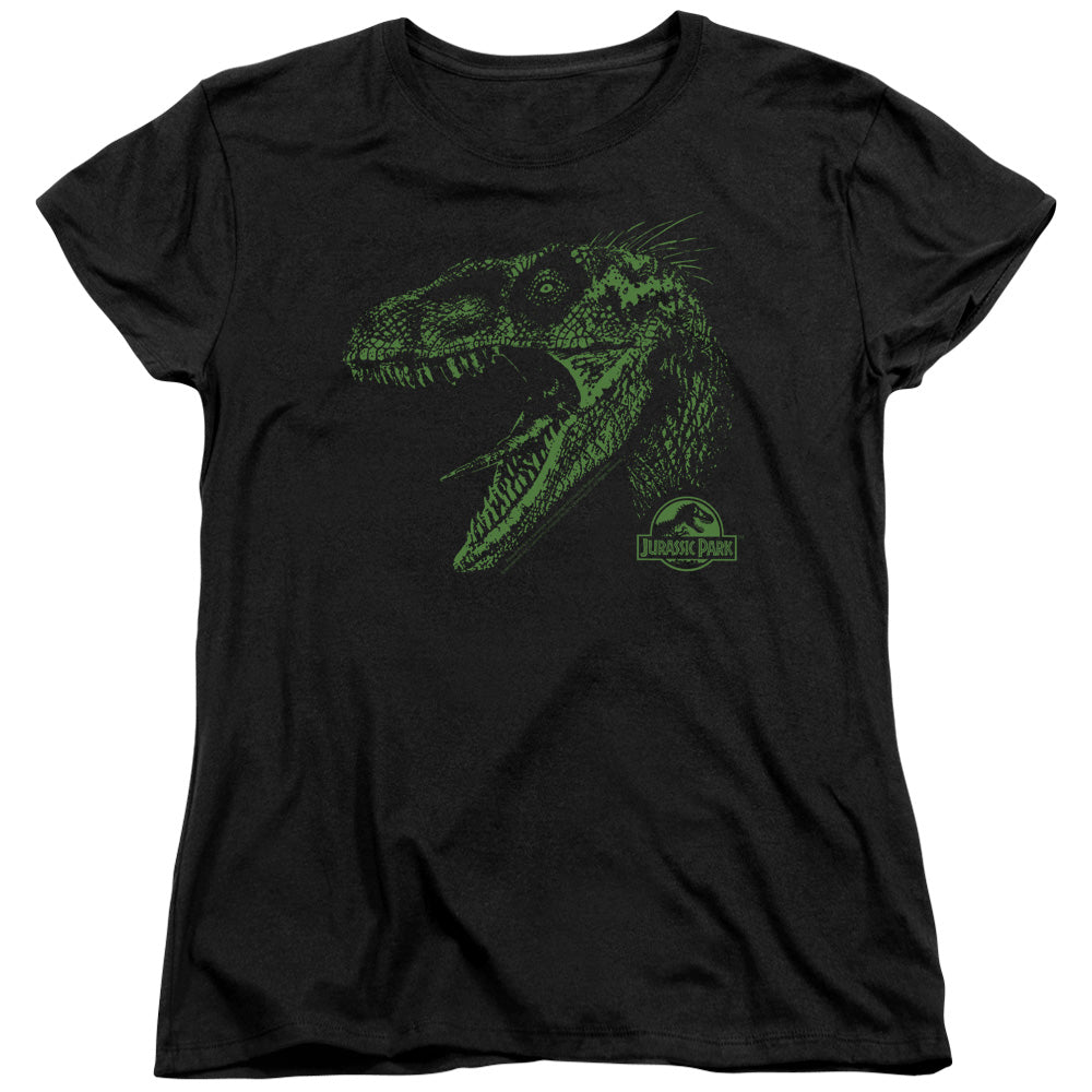 Jurassic Park Raptor Mount Women's 18/1 Cotton Short-Sleeve T-Shirt