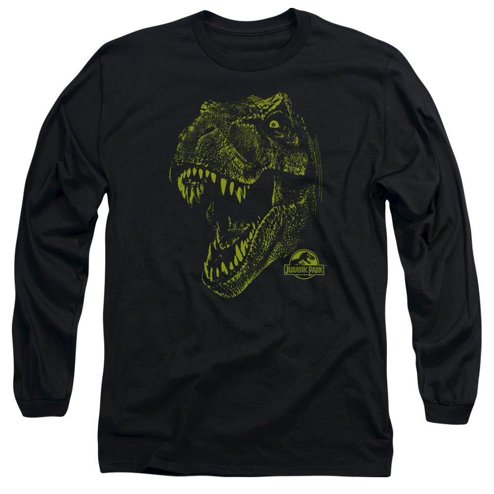 Jurassic Park Rex Mount Men's 18/1 Cotton Long-Sleeve T-Shirt