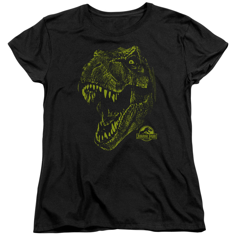 Jurassic Park Rex Mount Women's 18/1 Cotton Short-Sleeve T-Shirt
