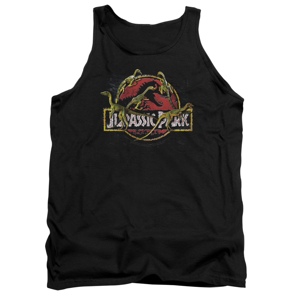 Jurassic Park Something Has Survived Men's 18/1 Cotton Tank Top