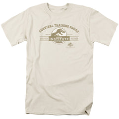 Jurassic Park Survival Training Squad Men's 18/1 Cotton Short-Sleeve T-Shirt
