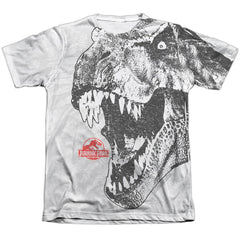 Jurassic Park T-Rex Head Men's Regular Fit Poly Cotton Short-Sleeve T-Shirt