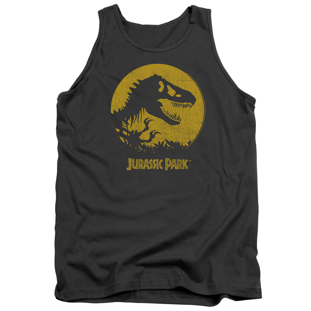 Jurassic Park T-Rex Sphere Men's 18/1 Cotton Tank Top